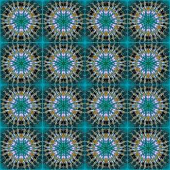 Digital computer graphic - seamless decorative ornament for design.