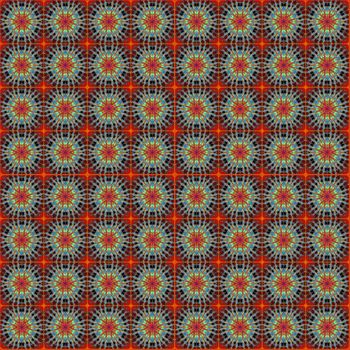 Digital computer graphic - seamless patterned ornament for design.