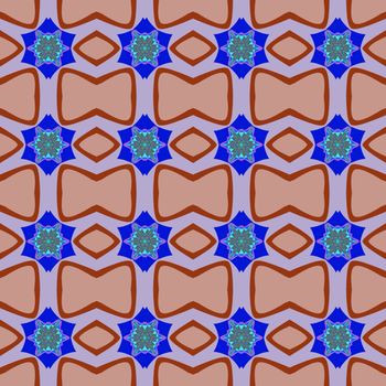 Digital computer graphic - seamless decorative ornament for design.
