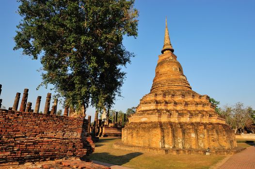 Sukhothai Historical Park, former capital city of Thailand