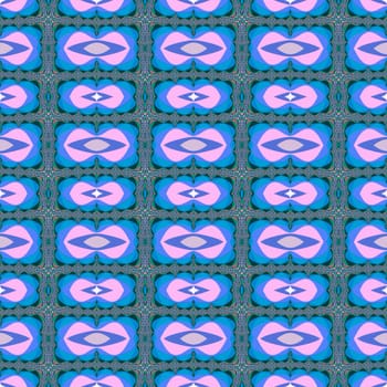 Digital computer graphic - seamless decorative ornament for design.