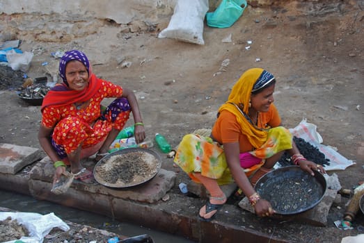 Women working on a street in Bikaner, India
29 Dec 2008
No model release
Editorial only