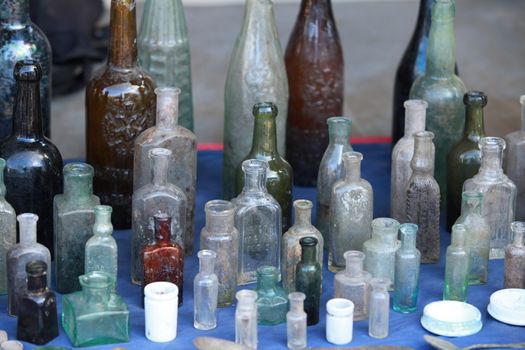antique wine beer bottles vials shtoffs
