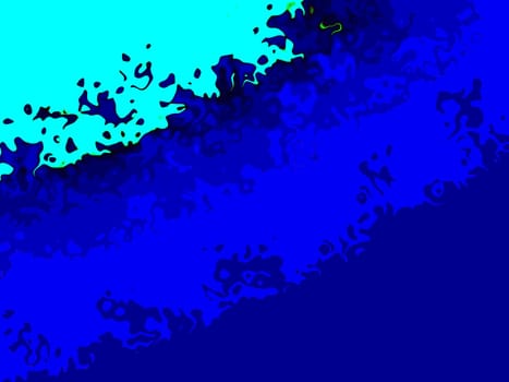 Digital computer graphic - abstraction textural background in a blue colors.