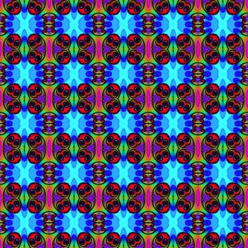 Digital computer graphic - seamless decorative ornament for design.