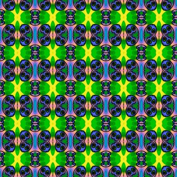 Digital computer graphic - seamless decorative ornament for design.