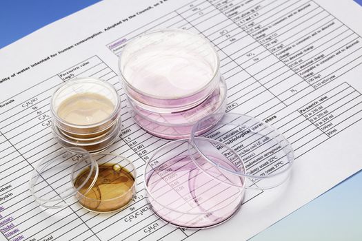 Petri dish for chemical and microbiological analysis