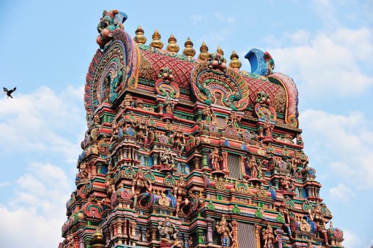 Sri Mahamariamman Hindu Temple, Bangkok, Thailand.