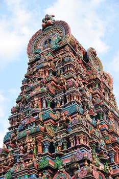 Sri Mahamariamman Hindu Temple, Bangkok, Thailand.