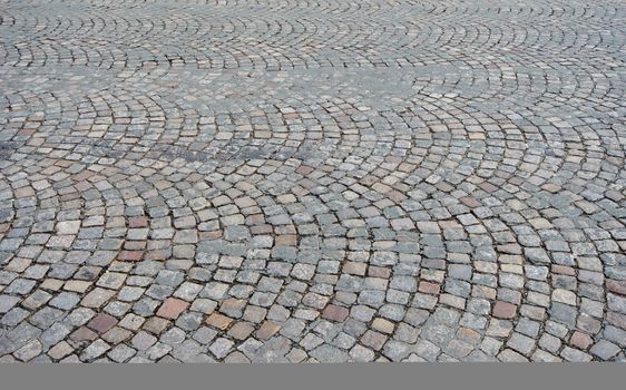 Brick block walkway  in pattern good for background.