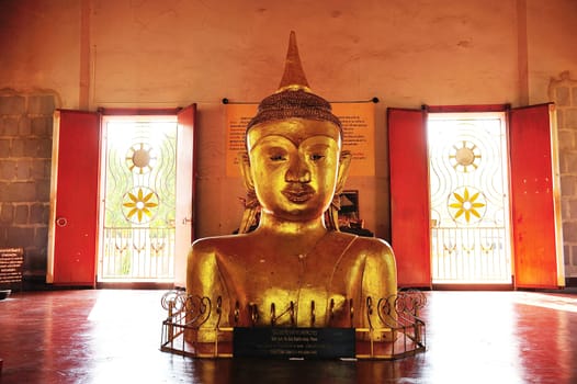 amazing budda statue raise form the floor in Phra pud temple, Phuket, Thaialnd