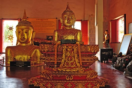 amazing budda statue raise form the floor in Phra pud temple, Phuket, Thaialnd