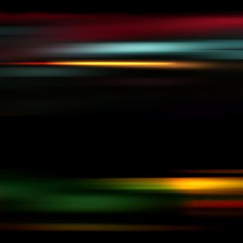 illustration of abstract dark background with blurred speed lines.