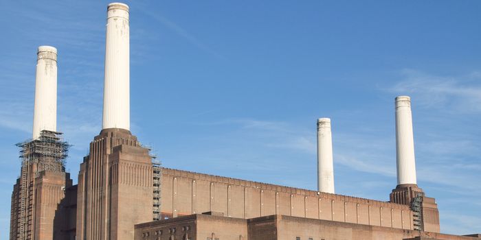 Battersea Power Station in London England UK