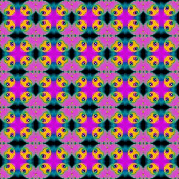 Digital computer graphic - seamless decorative ornament for design.
