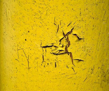 background or texture yellow cracked old paint