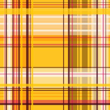 Plaid red, golden yellow and brown, seamless tileable digital graphic