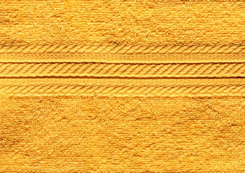 yellow towel as a background for your message