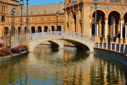 Spain square is a square located in Maria Luisa Park, in Seville, Spain built in 1928 for the Ibero-American Exposition of 1929. It is a landmark example of the Renaissance Revival style in Spanish architecture.