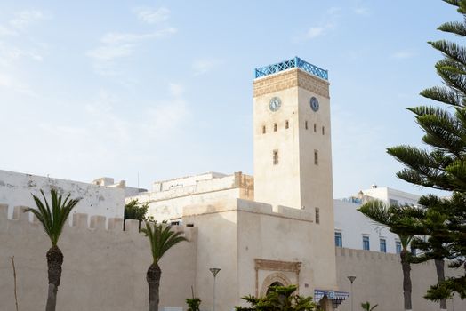 Landmark historical buildings in Essaouira, Morocco