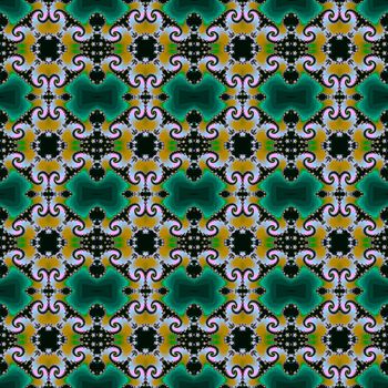 Digital computer graphic - seamless decorative ornament for design.