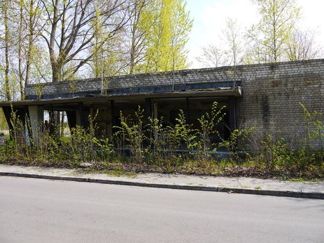 Old military base of Soviet army in Latvia