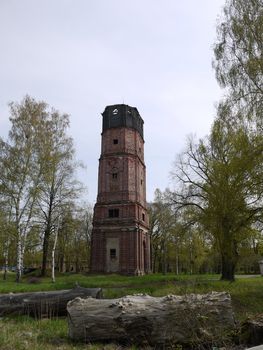 Interior of an abandoned Soviet military base, Latvia