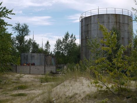 Old military base of Soviet army in Latvia