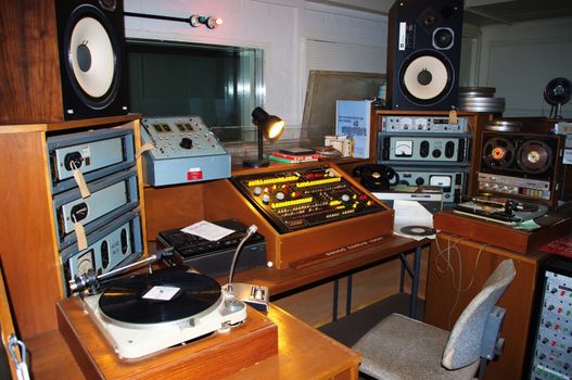 Vintage Sound Studio in Museum of Scotland