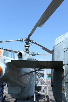 Two helical military helicopter Kamov