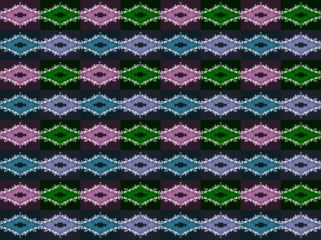 Digital computer graphic - textural seamless ornament for design.
