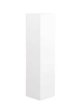 White vase isolated on white ,clipping path