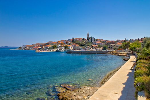 Coastal town of Kali skyline, Island of Ugljan, Dalmatia, Croatia