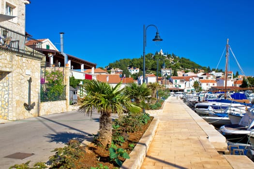 Scenic meditarranean village of Tribunj by the sea, Dalmatia, Crotaita