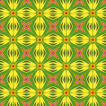 Digital computer graphic - decorative seamless ornament for design.