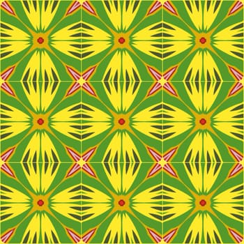 Digital computer graphic - decorative seamless ornament for design.