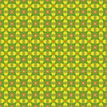 Digital computer graphic - decorative seamless ornament for design.