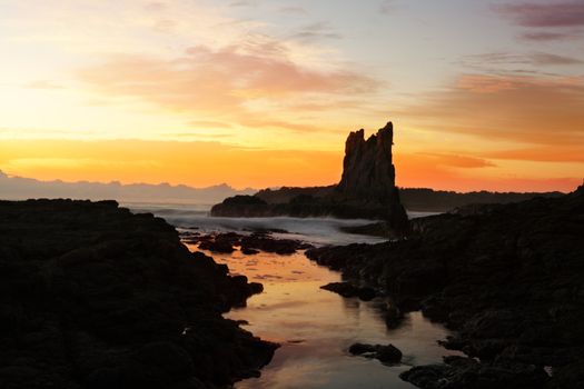 Sunrise at Cathedral Rocks, Kiama Downs, NSW, Australia