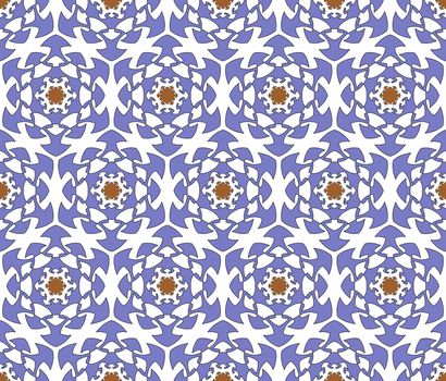 background or fabric Medieval abstract violet floral pattern