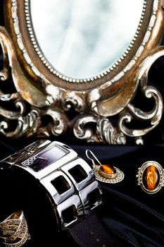 A very luxury woman watch of bracalet
