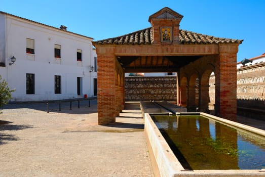 Laundry source in Aracena, a town and municipality located in the province of Huelva, south-western Spain.