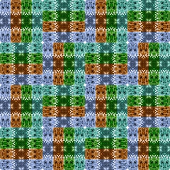 Digital computer graphic - decorative seamless ornament for design.