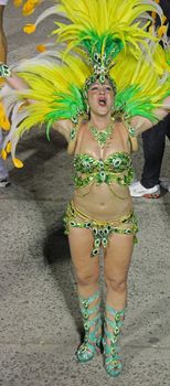 An entertainer performing at a carnaval in Rio de Janeiro, Brazil
03 Mar 2014
No model release
Editorial only