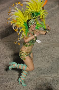 An entertainer performing at a carnaval in Rio de Janeiro, Brazil
03 Mar 2014
No model release
Editorial only