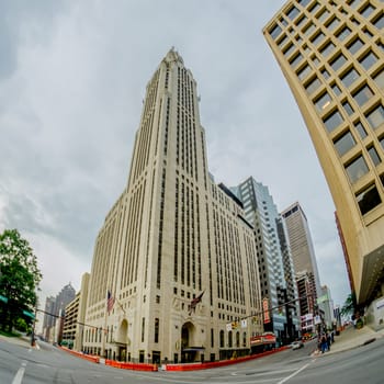 A view of the skyline of Columbus, Ohio,