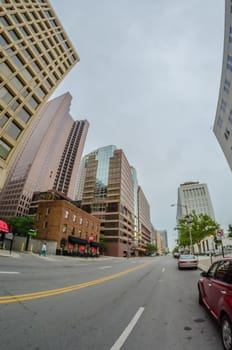 A view of the skyline of Columbus, Ohio,