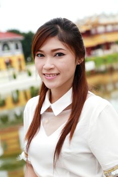 Thai women dressing with traditional style