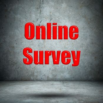 Online Survey concrete wall