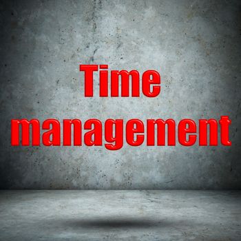 Time management concrete wall
