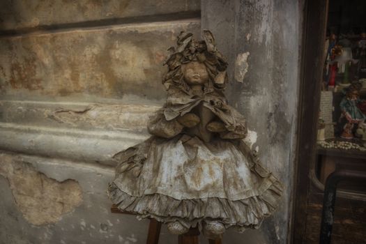 This Papier-mache doll is a typical sample of the artisan tradition in Lecce